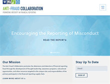 Tablet Screenshot of antifraudcollaboration.org